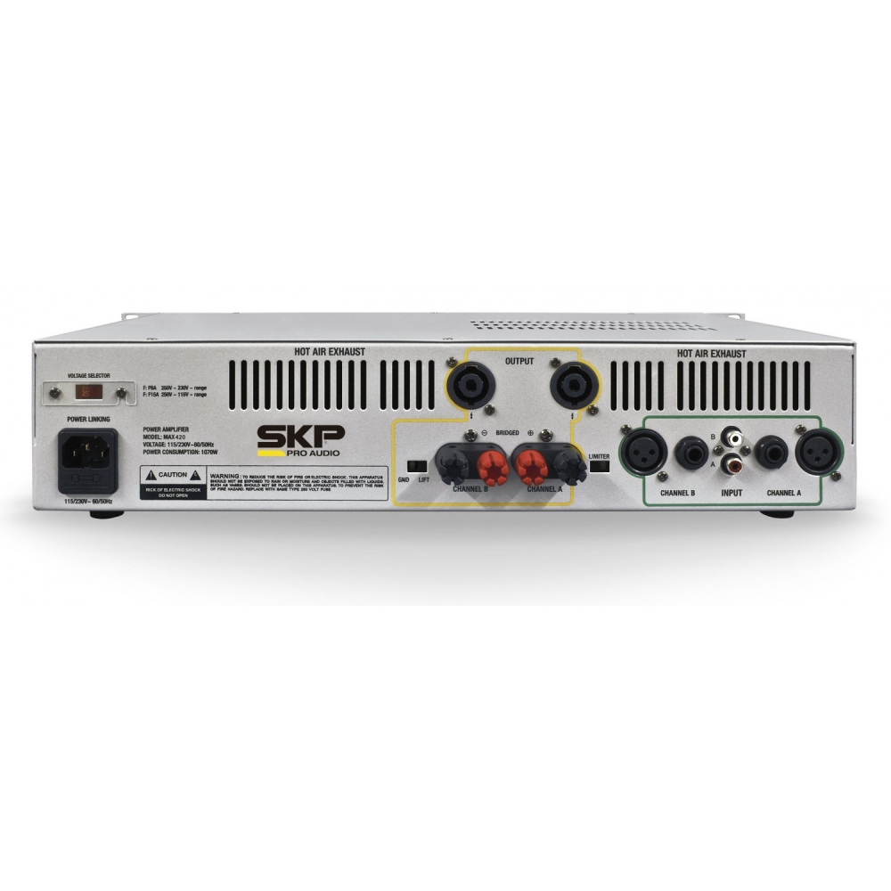Foto 2 - Amplificador de Som 400W RMS - MAX 420X - SKP