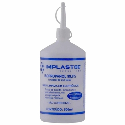 Álcool Isopropílico 500 ML - Implastec