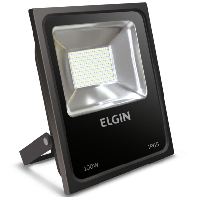 Refletor LED - Elgin - 100W - Branco - Slim