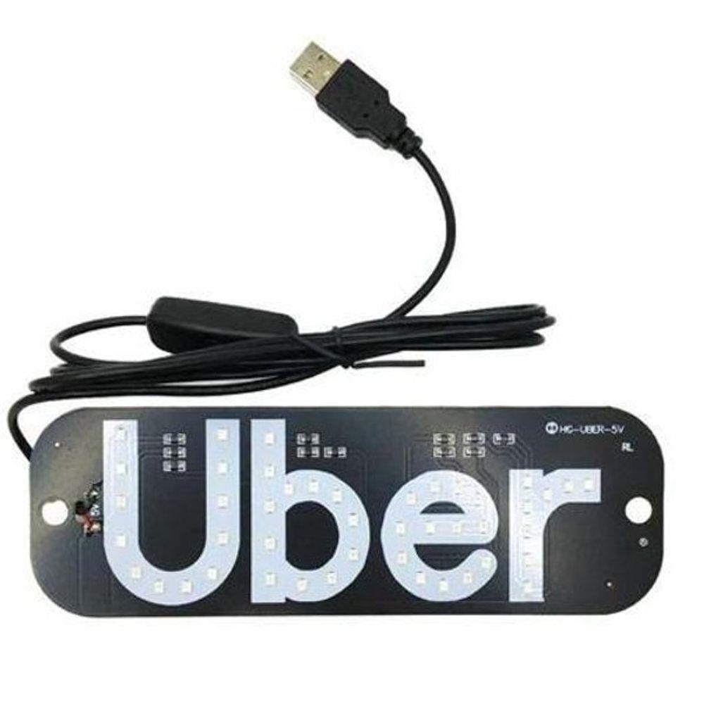 Foto 1 - Placa Led Uber - USB