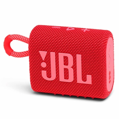 Caixa de Som Portátil JBL GO 3 À Prova D'água IP67 - Vermelha