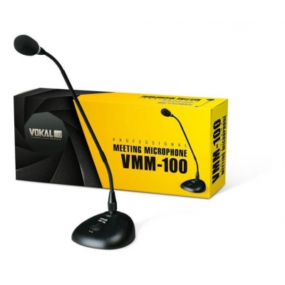 Microfone C/Fio - Vokal - De Mesa - VMM-100